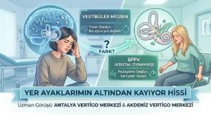 kristal kaymasi vestibuler migren fark
